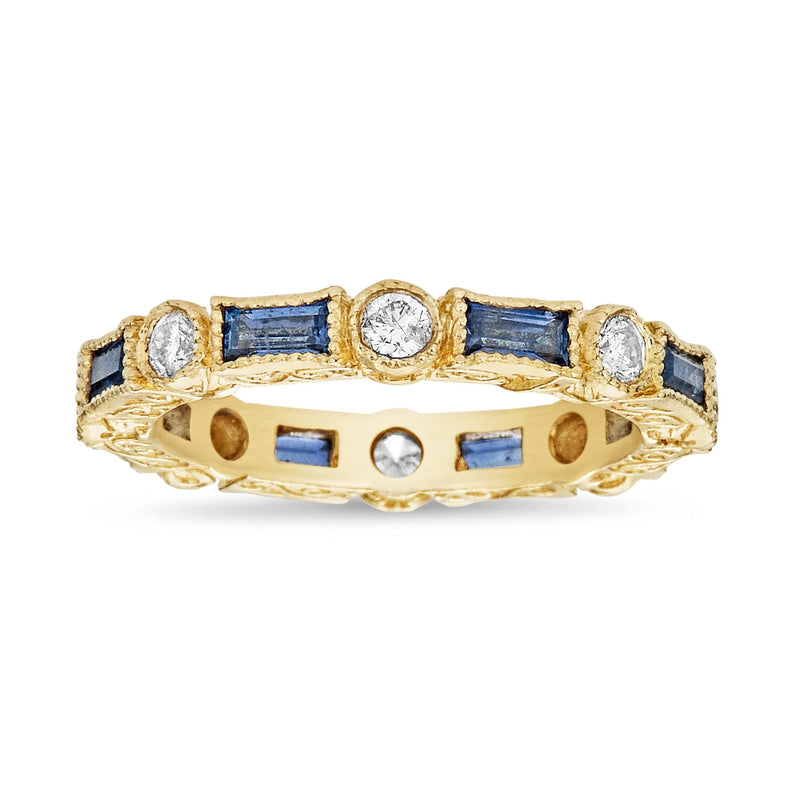 Tanya Farah Rings 18K Sapphire Diamond Ring