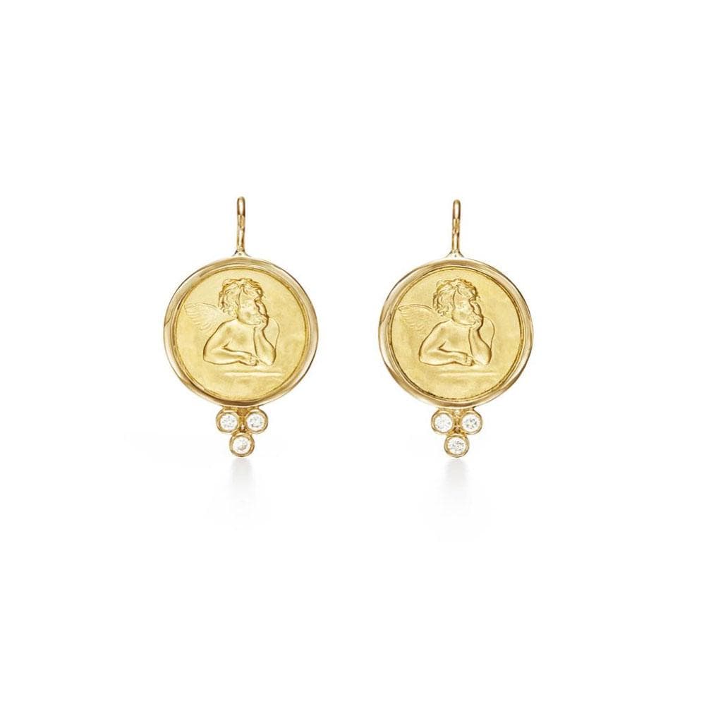 Temple St. Clair Earrings 18K Angel Earrings