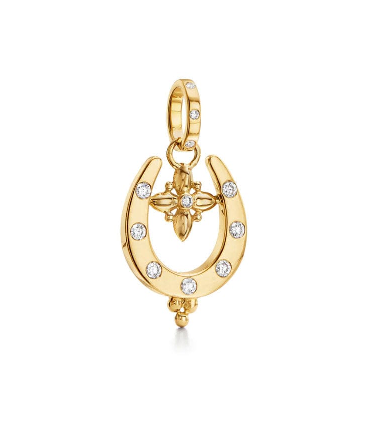 Temple St. Clair Pendants 18K & Diamond Horseshoe Pendant