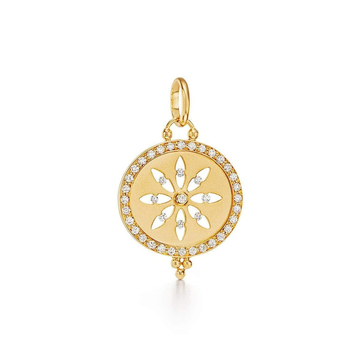 Temple St. Clair Pendants 18K Diamond Sorcerer Cutout Pendant