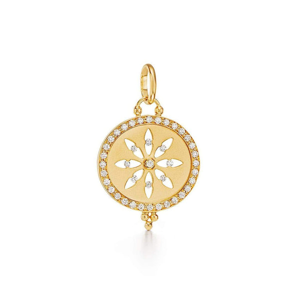 Temple St. Clair Pendants 18K Diamond Sorcerer Cutout Pendant