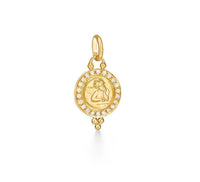 Temple St. Clair Pendants Pave 18K Angel Pendant