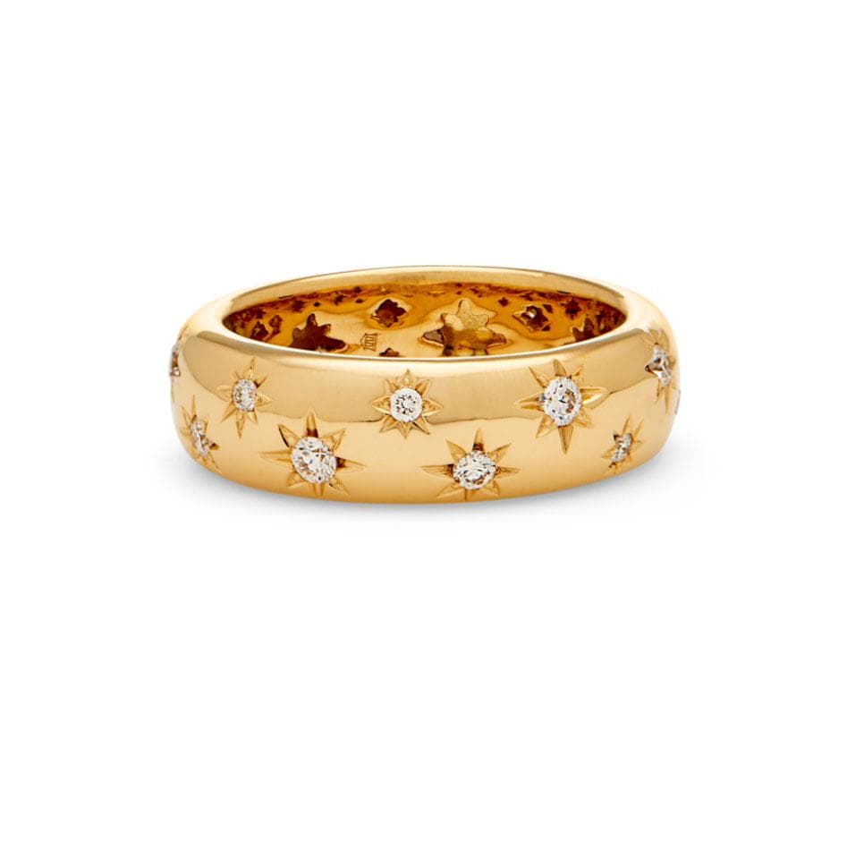 Temple St. Clair Rings 18K Diamond Cosmos Band